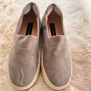 Steven By Steve Madden Light Gray Slip-On Sneakers